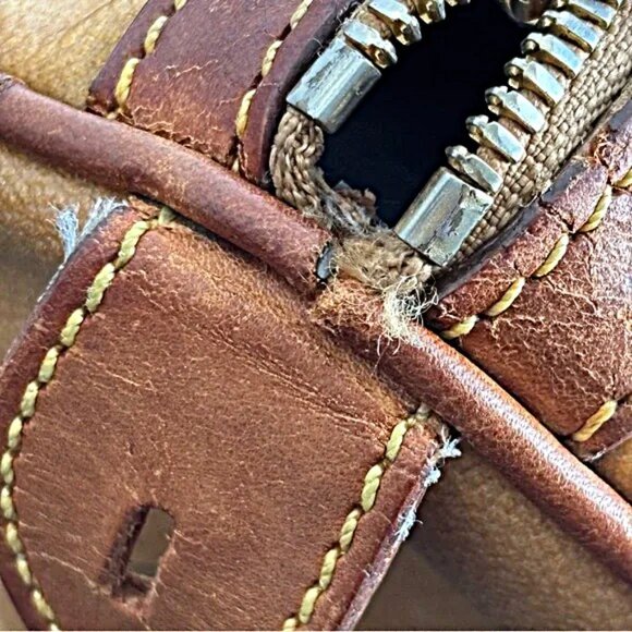 Alviero Martini Brown Handbag Map Leather Boston Speedy Bag Satchel Milan Tote - Picture 13 of 14